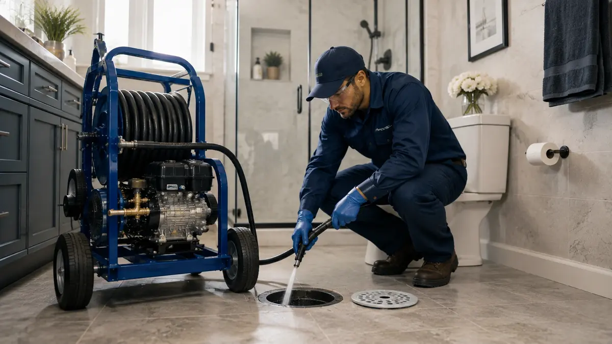 Bathroom Drain Hydro Jetting in Mission Viejo