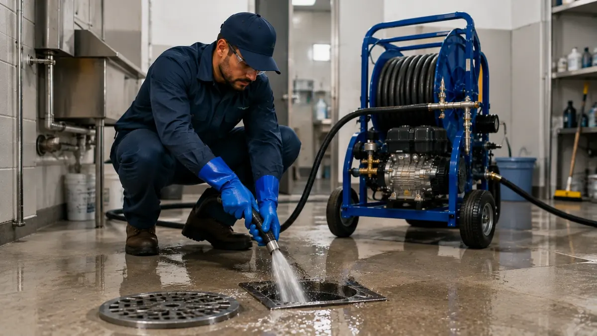 Floor Drain Hydro Jet Cleaning in Mission Viejo