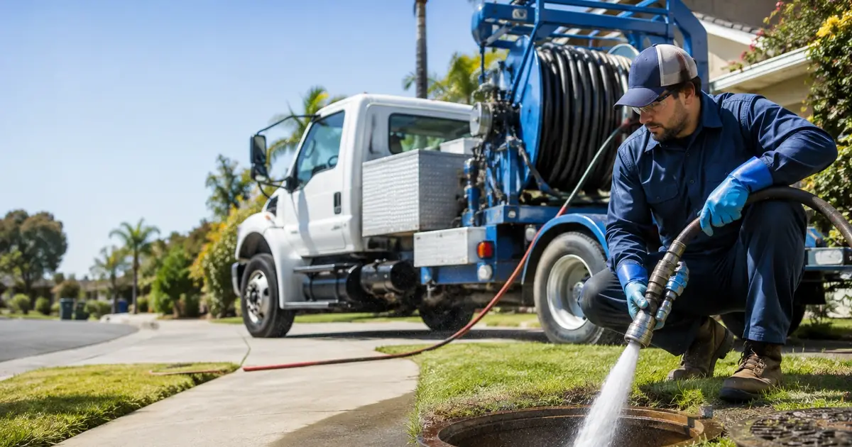 Hydro jet sewer cleaning Mission Viejo