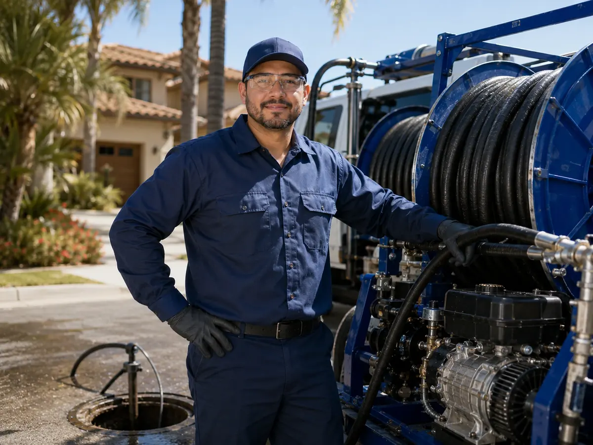 Hydro jet sewer cleaning in Mission Viejo