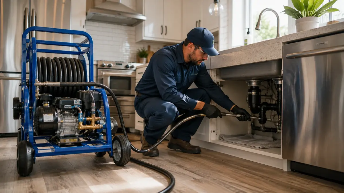 Kitchen Drain Hydro Jetting in Mission Viejo